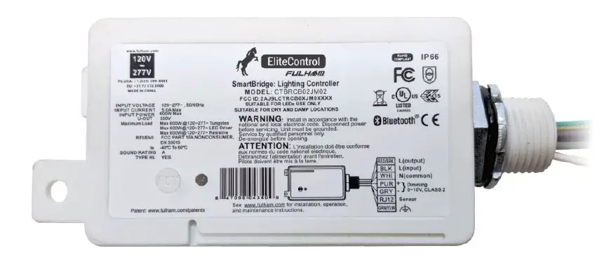 FULHAM CTBRCB02JM02 600W Lighting Controller Instructions-product