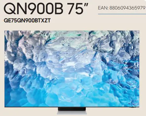 SAMSUNG QE75QN900B TV Neo QLED 8K User Guide - Specifiche Tecniche