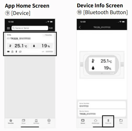 T D TR32B Thermo Recorder log EZ - Device
