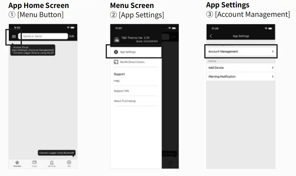 T D TR32B Thermo Recorder log EZ - Screen 2
