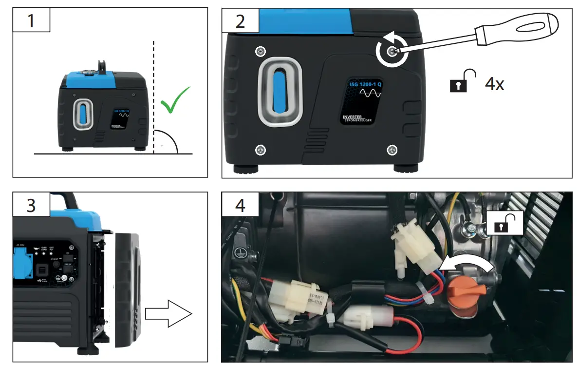 starting-up the device