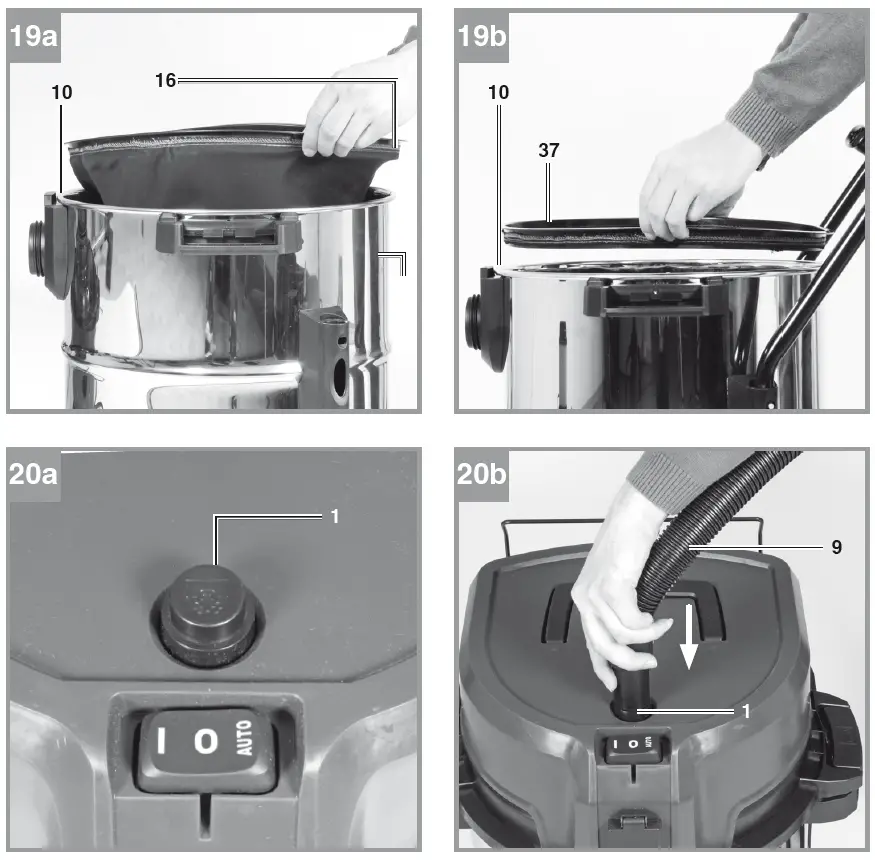 Einhell TE-VC 2350 SACL Wet and Dry Vacuum Cleaner 9