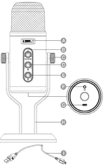 amazon basics LJ-UM-272-02 Professional USB Condenser Microphone-FIG1
