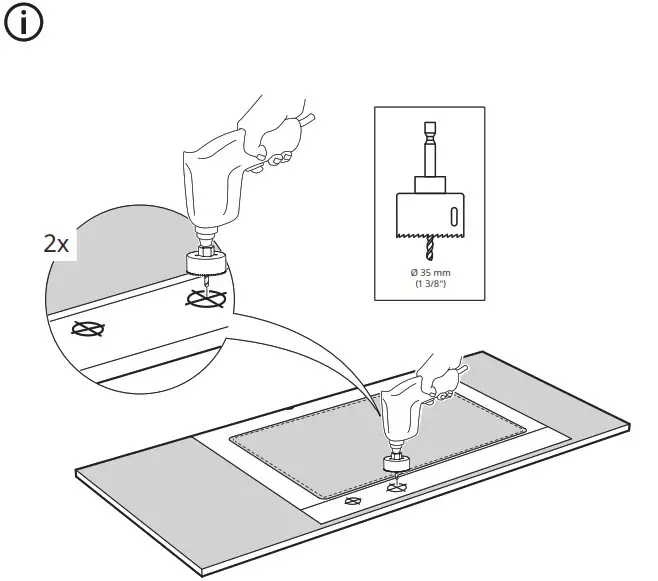 IKEA 704 611 06 KILSVIKEN 1 Bowl with Drainboard - overview 12