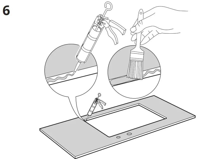 IKEA 704 611 06 KILSVIKEN 1 Bowl with Drainboard - overview 15