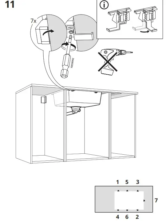 IKEA 704 611 06 KILSVIKEN 1 Bowl with Drainboard - overview 25