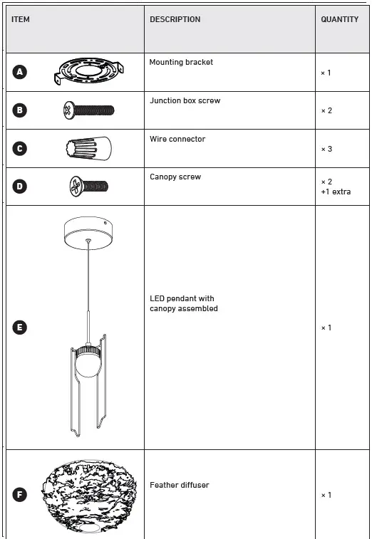 artika-PDT1-FIC-HD2BL-Plume-LED-Pendant-Light-FIG-1