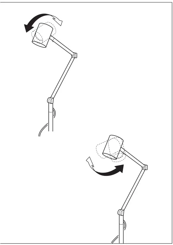 IKEA NYMÅNE Floor Lamp - Adjusting 2