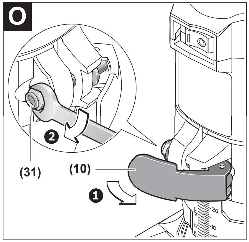 BOSCH GKF 600 Professional Trimmer Palm Router Fitting
