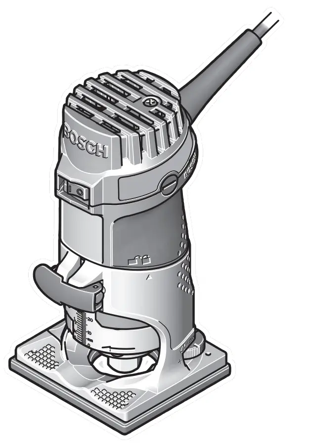 BOSCH GKF 600 Professional Trimmer Palm Router