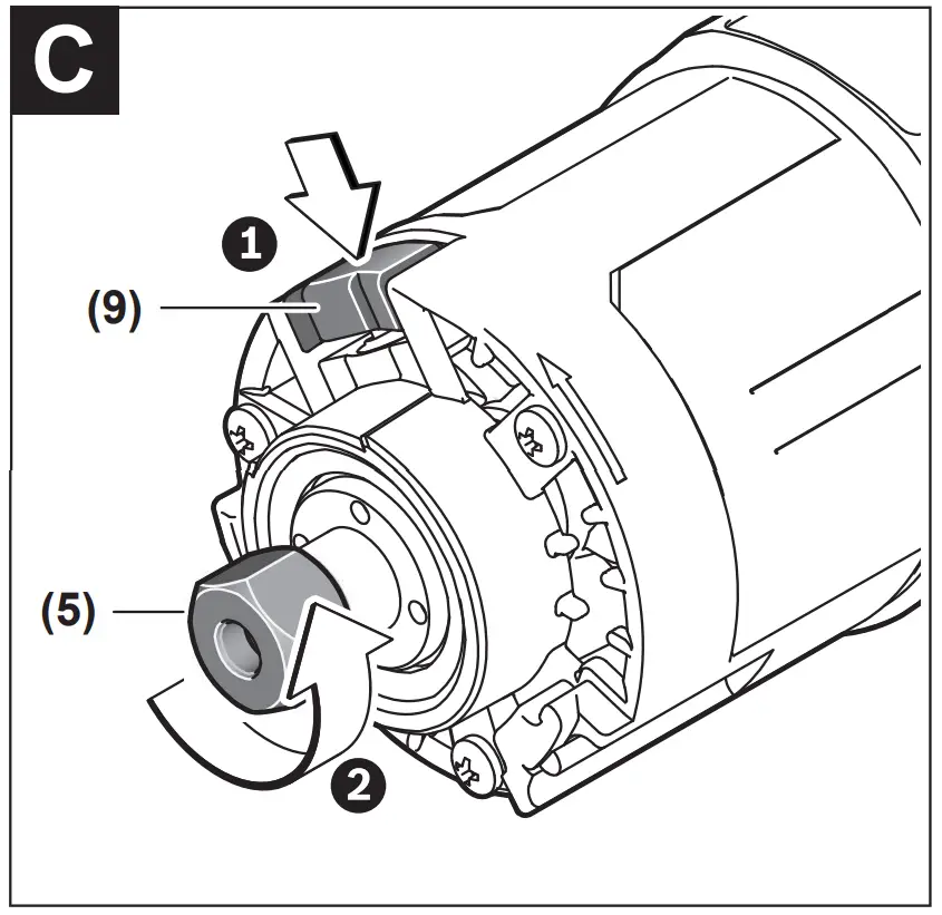 BOSCH GKF 600 Professional Trimmer Palm Router Fitting
