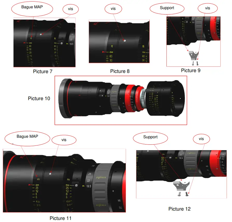 angenieux Optimo Spherical 19.5-94 Long Wide Zoom Lens - parts 7