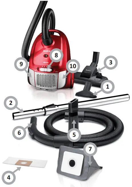 Amica VI2031 Vacuum Cleaner - fig 1