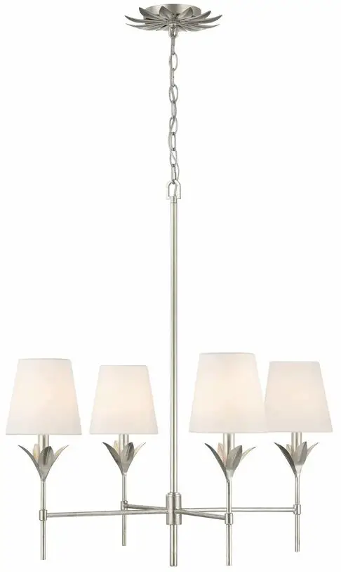 CRYSTORAMA 534-MT-Broche-Four-Light-Chandelier-PRODUCT