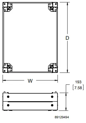 nVent-P2BP165 -Plinth-Base-ProLine-G2-FIG-3