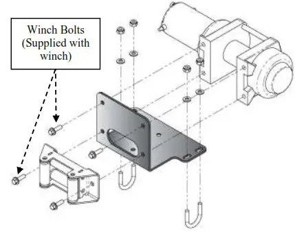 KFI PRODUCTS 100575 Winch Mount - Product Overview 4