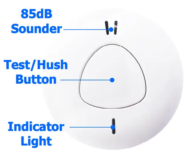 Arrowhead Alarm AJ 765 Smoke and Heat Detectors - detectors
