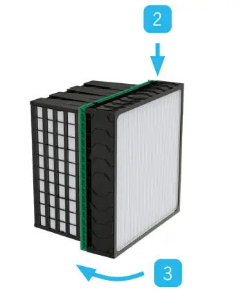 camfil CamClose Panel Air Filter - installing 2