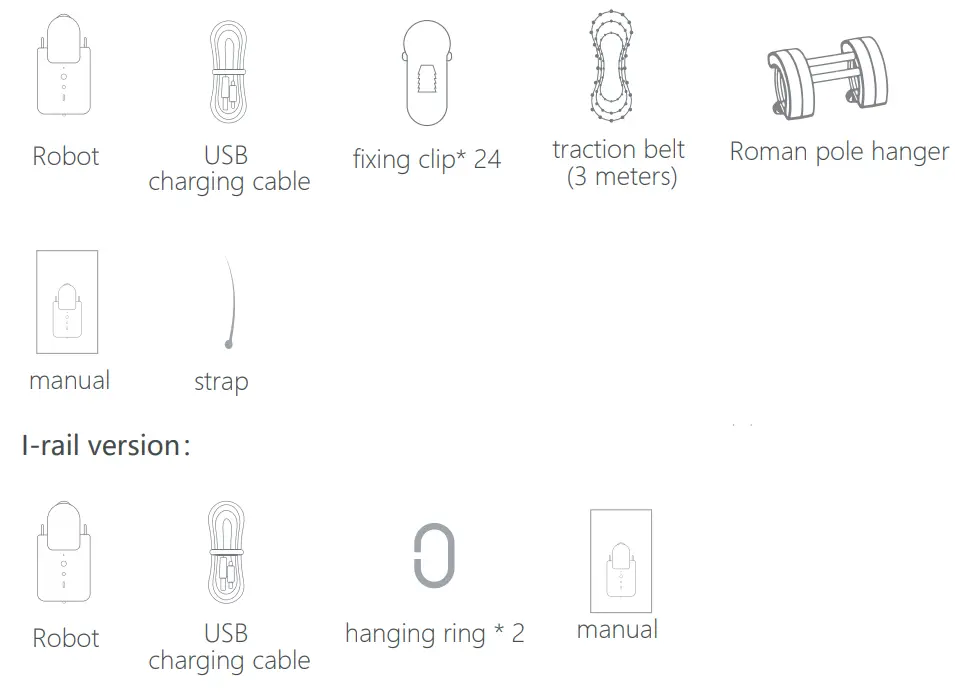SMARAIN Smart Curtain Robot - Parts List