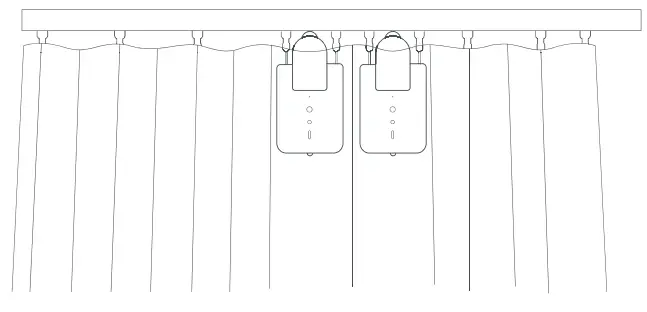 SMARAIN Smart Curtain Robot - clips and leash 2