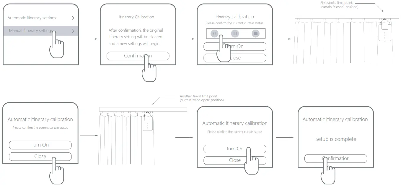 SMARAIN Smart Curtain Robot - clips and leash 3