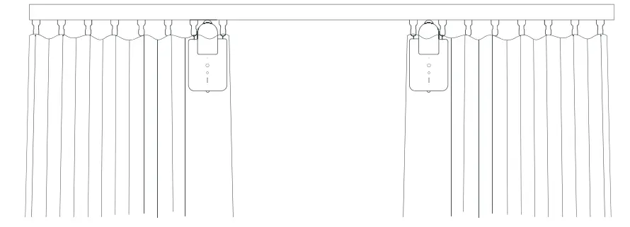 SMARAIN Smart Curtain Robot - clips and leash 4