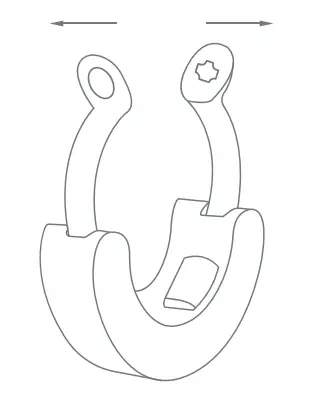 SMARAIN Smart Curtain Robot - hanging ring