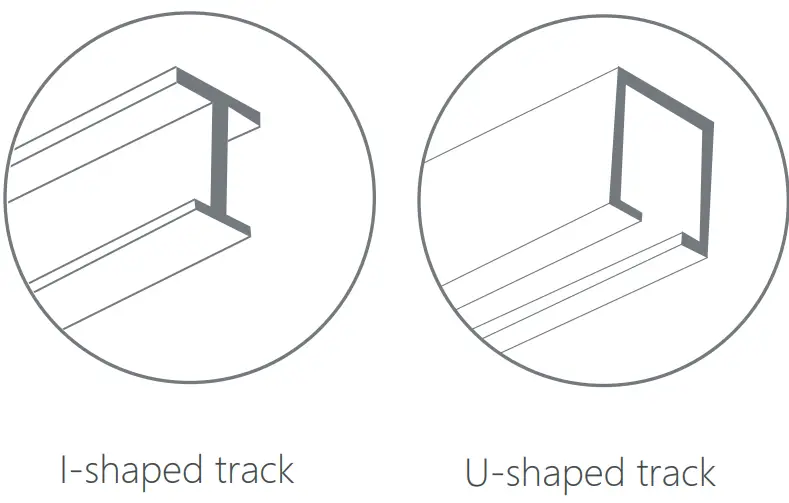 SMARAIN Smart Curtain Robot - shaped track