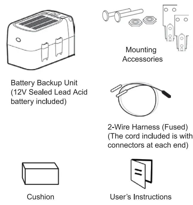 Skylinkhome BA-100 Battery Backup - in the box