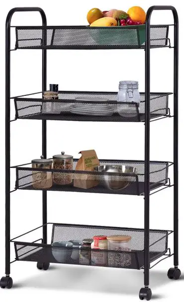 COSTWAY KC55267 4-Tier Storage Shelf-FIG1