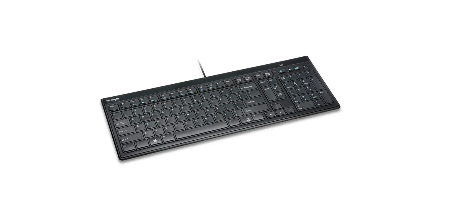 Kensington K72357 Advance Fit Slim Wired Keyboard Specifications And Datasheet