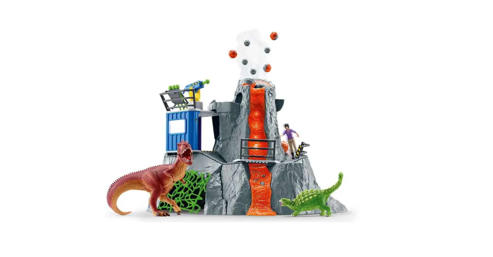 Schleich 42564 Volcano Expedition Base Camp Instruction Manual