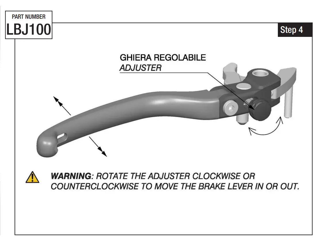 Adjustment Brake Lever