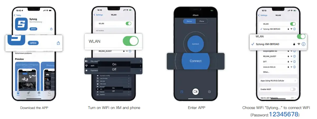 Sytong XM Series Thermal Imaging Sights - app