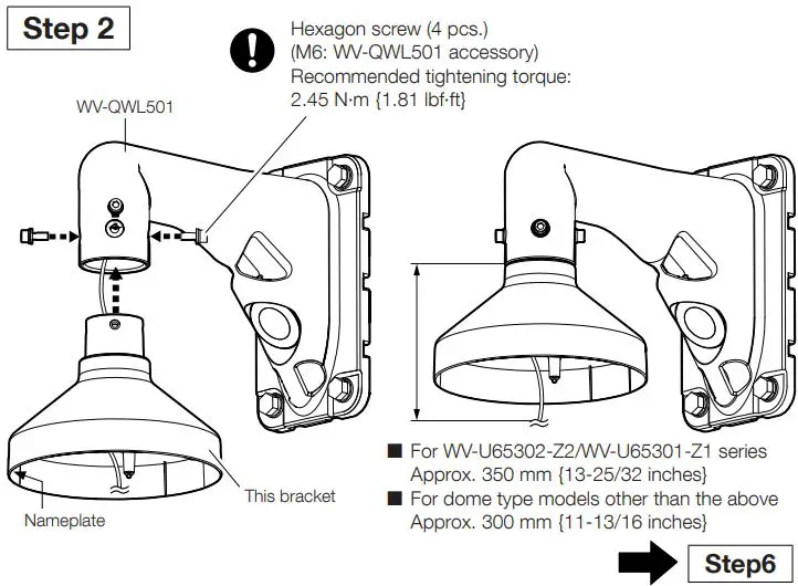 i-PRO WV-QSR501 Mount Bracket-fig6