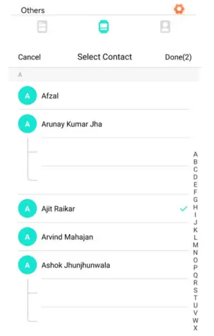 Part C - Add contacts