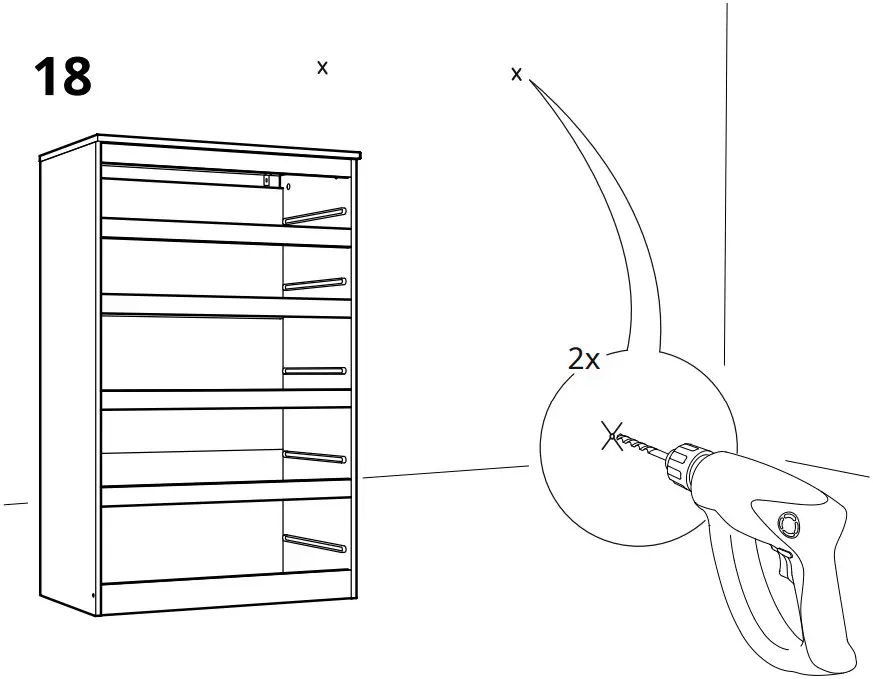 IKEA KULLEN Chest of 6 Drawers - Figure 15