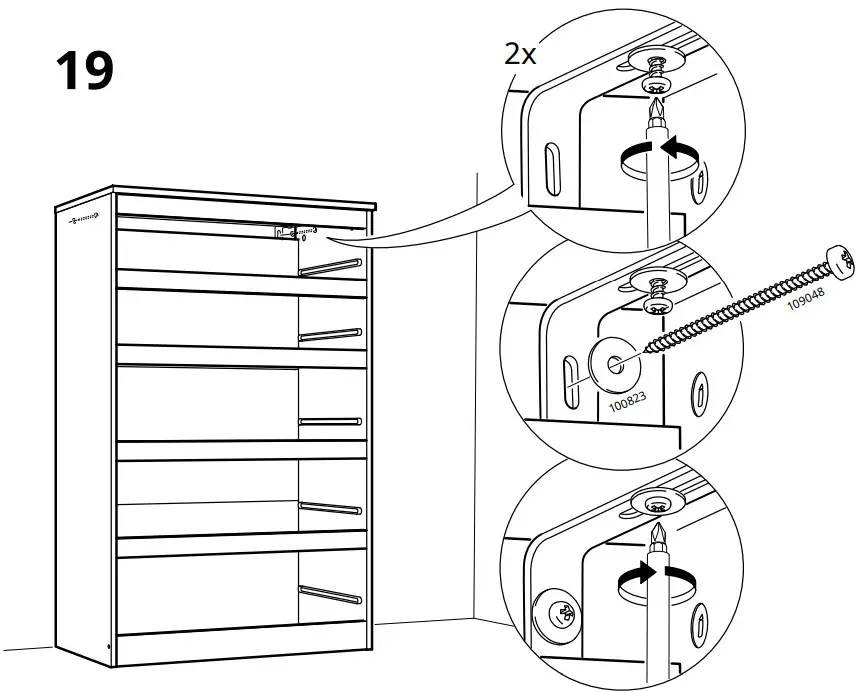 IKEA KULLEN Chest of 6 Drawers - Figure 16