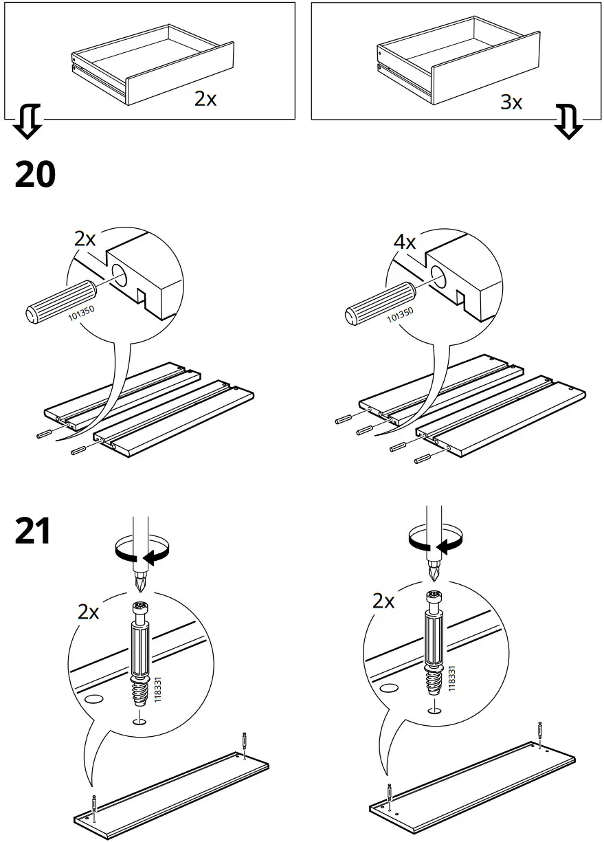 IKEA KULLEN Chest of 6 Drawers - Figure 17