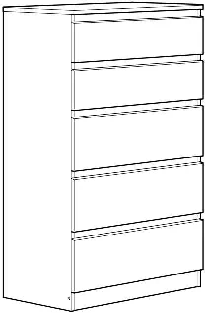IKEA KULLEN Chest of 6 Drawers