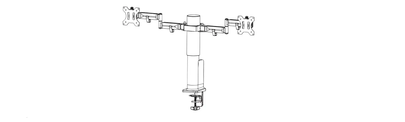 V I V O Stand-e-102b Electric Height Adjustable Dual Monitor Stand Instruction Manual