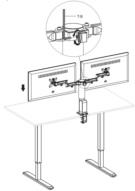 V I V O STAND-E-102B Electric Height Adjustable Dual Monitor Stand-fig17