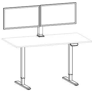 V I V O STAND-E-102B Electric Height Adjustable Dual Monitor Stand-fig18