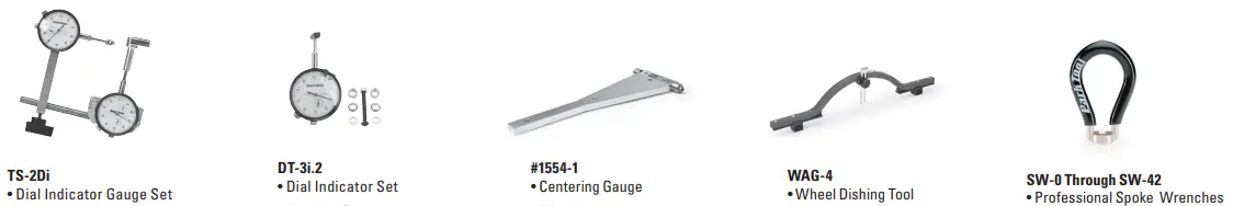 Park Tool TS-2.3 Professional Wheel Truing Stand - fig 2