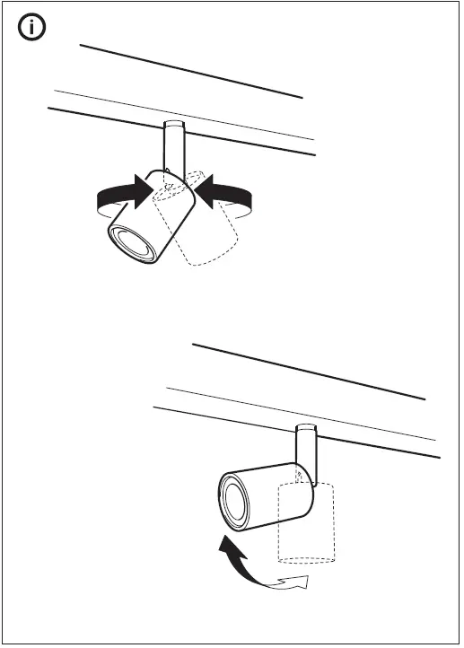 IKEA 003.997.35 BÄVE LED Ceiling Track 4