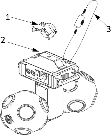 CHAUVET DJ Cosmos HP - Mounting Diagram
