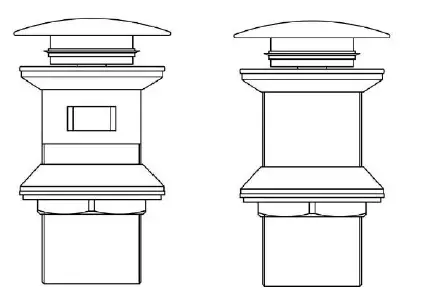 better-bathrooms-ARIMB018-Matt-Black-Slotted-Sprung-Basin-Waste-FIG-1