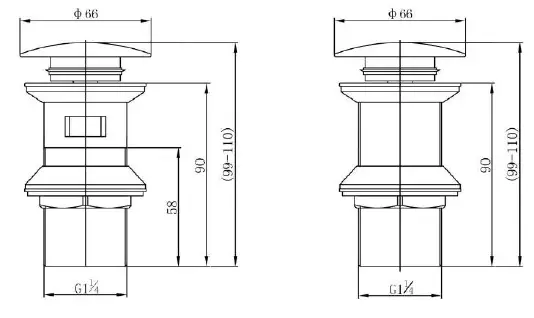 better-bathrooms-ARIMB018-Matt-Black-Slotted-Sprung-Basin-Waste-FIG-3