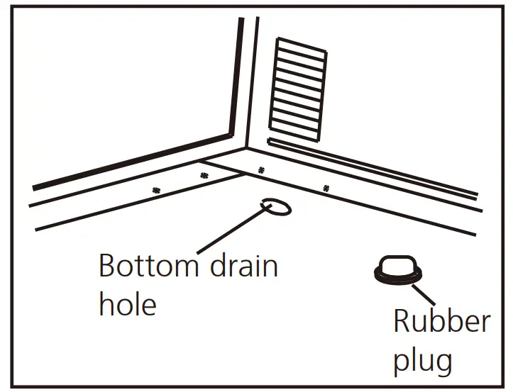Bottom drainage