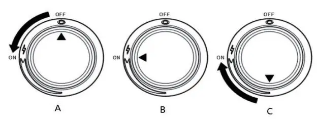 MasterPRO BGMP-9169-BK-ES Pizza Oven Instruction Manual - LIGHTING INSTRUCTIONS